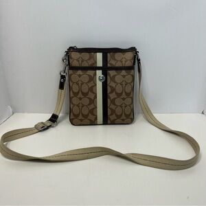COACH Crossbody purse brown tan